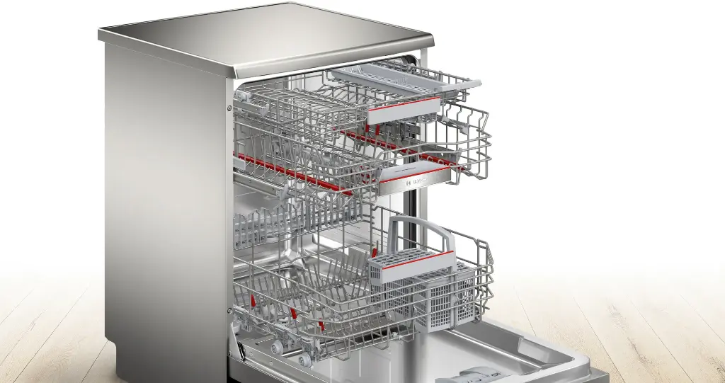 Bosch Dishwasher 6Programs Serie4 A 3rd Rack Extra Clean Zone 9.5Liters Stainless Steel Newton Stores